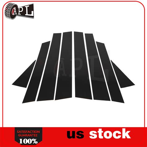 Piano Black Pillar Posts For Honda Crv Pc Set Door Trim