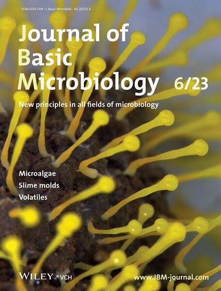 Cover Journal Of Basic Microbiology 62023 2023 Journal Of Basic Microbiology Wiley