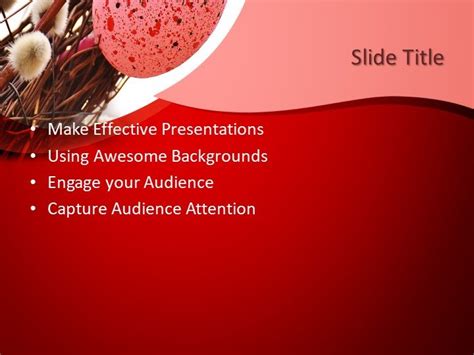 160273 Pussy Willow Template 4x3 2 Free PowerPoint Templates