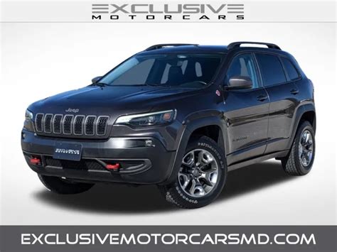 Used 2021 Jeep Cherokee Trailhawk For Sale In Randallstown Md Vin 1c4pjmbx2md121768