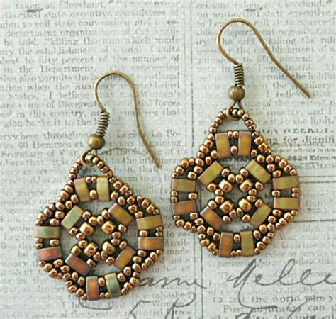 Linda S Crafty Inspirations Video Tutorial Earrings With Half Tilas