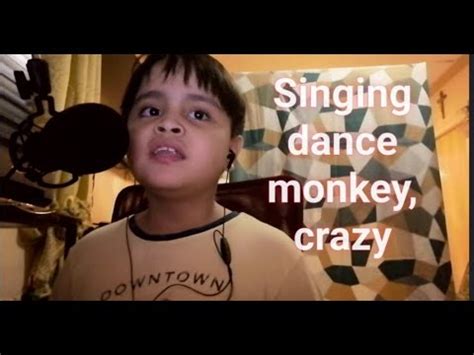 Singing Like Crazy Dance Monkey Song Youtube