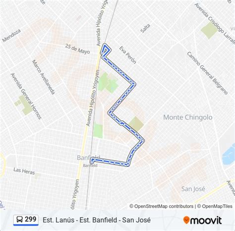 Ruta 299: horarios, paradas y mapas - Rm - Est. Banfield - Est. Lanus ...