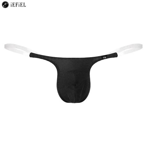 Mens Low Rise Bulge Pouch G String Thong T Back Sexy Jockstrap