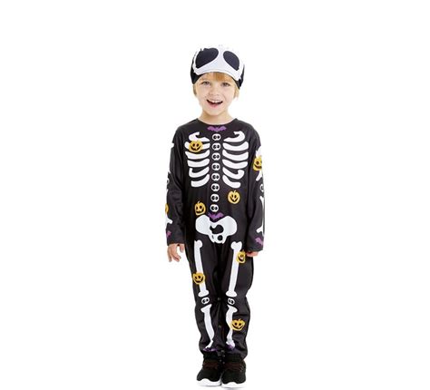 Costume Da Scheletro Di Zucca Per Bambino