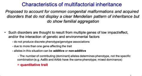 SGU 2022 FTM Week 6 Multifactorial And Quantitative Traits W DLA