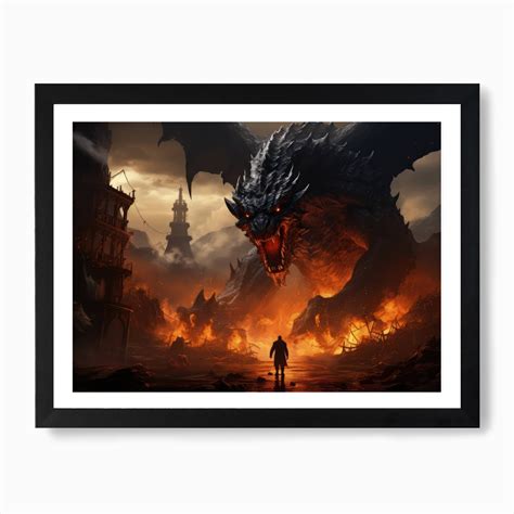 Elder Dragon 2 Art Print by art.workport - Fy