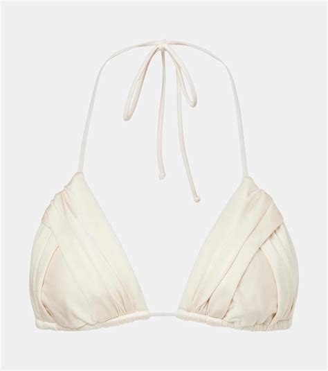 Bananhot Jasmin Ruched Triangle Bikini Top Bananhot