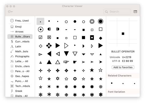 Bullet Points Mac Keyboard - Apple Community