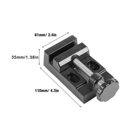 Mxzzand Pince D Tabli Mini Tau De Banc Pince Plate En Alliage D