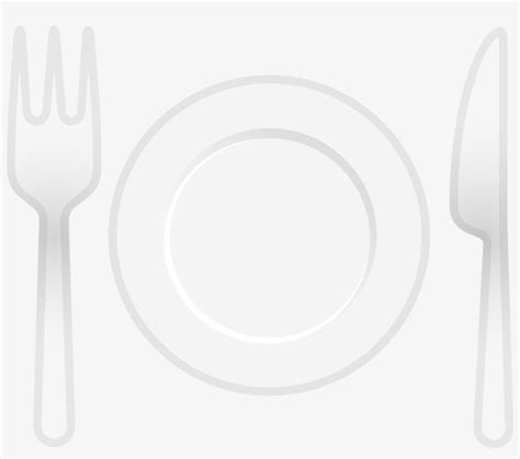 Download Plate Emoji Png Fork And Knife With Plate Emoji