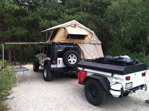 Tent And Trailer Jeep Pinterest