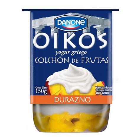 Danone Griego Yogurt Trozos Durazno Precio Rappi