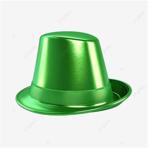 St Patricks Day 3d Render Of Green Leprechaun Hat Free Png St Patricks Day 3d Render Green