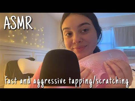 ASMR Fast And Aggressive Tapping And Scratching YouTube