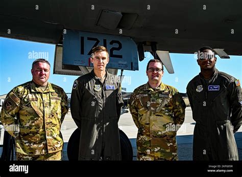 An Aircrew Assigned To The Nd Air Refueling Squadron Prepare To