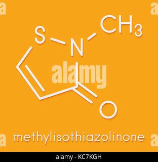 Methylisothiazolinone Mit Mi Molecule It Is Preservative Powerful