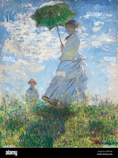 Vintage Claude Monet Painting Stock Photo Alamy