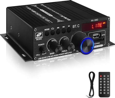 Amazon Bluetooth Audio Power Amplifier Ak W W Ch