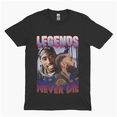 Rip Nipsey Hussle Shirt Tupac Tribute Inspired Hip Hop Legends Etsy Graphic Tee Outfits