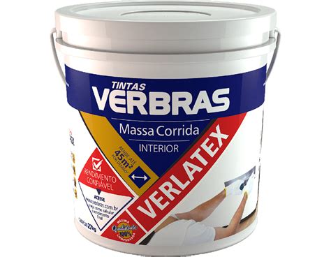 Massa Corrida Pva Verlatex Verbras Lata L Crel Tintas