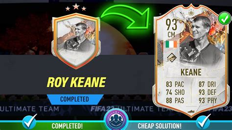 93 Trophy Titans Icon Roy Keane Sbc Completed Cheap Solution And Tips Fifa 23 Youtube