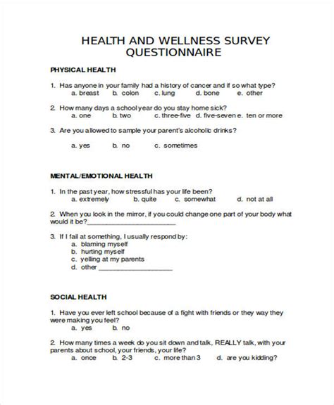 Survey Questionnaire 32 Examples Google Docs Word Pages How To