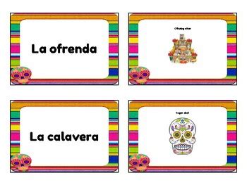 Dia De Los Muertos Card Match Memory Game By Miss Kicking Sass TPT