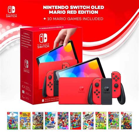 Win this Nintendo Switch Mario edition + 10 Mario games for just £3 ...