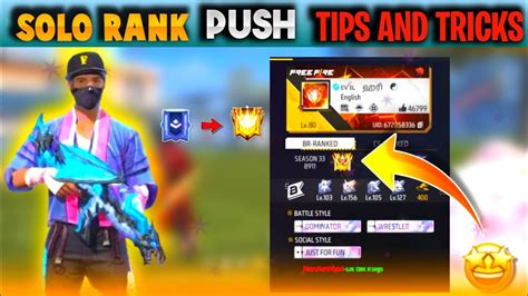 Solo Rank Push Tips Tricks Tamil Booyah All Ranked Match How To