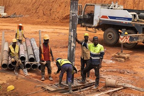 Côte dIvoire Visite des Travaux de la ligne 1 du Métro dAbidjan Je