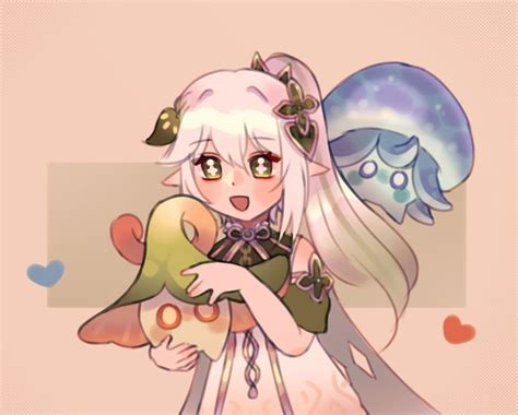 Daily Nahida Doodle On Twitter The Fungi Event Is So Cuttee Nahida