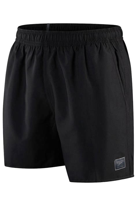 Speedo Bad Beach Heren Zwemshort Zwart 1 Voorwinden