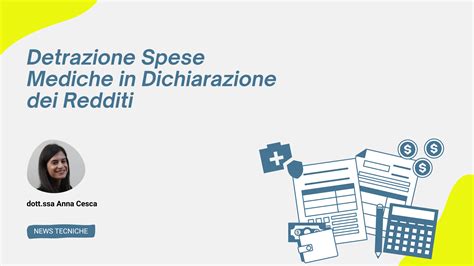 Detrazione Delle Spese Mediche In Dichiarazione Dei Redditi Studio