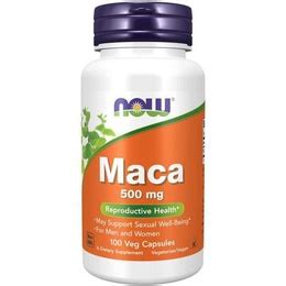 Maca Peruana 500mg 100 Capsulas Now Foods Importada Shopee Brasil