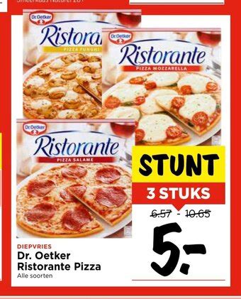 Dr Oetker Ristorante Pizza Stuks Aanbieding Bij Vomar Voordeelmarkt