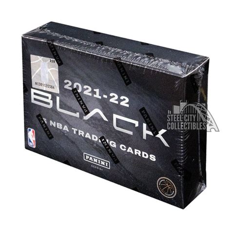 2021 22 Panini Black Basketball Hobby Box Steel City Collectibles