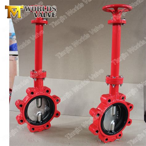 Full Lugged And Tapped Butterfly Valve With Double Shafts China