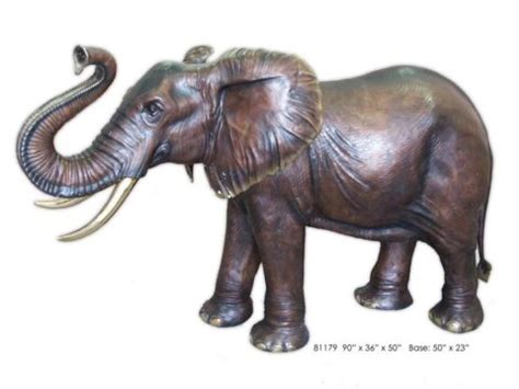 Elephant Standing Bronze Statues And Fountains