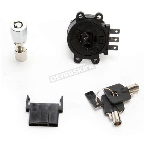 Drag Specialties Black Side Hinge Ignition Switch 2106 0253 Harley