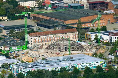 Luftaufnahme Potsdam Sanierung Lokzirkus Alte Lokhalle Im Ortsteil