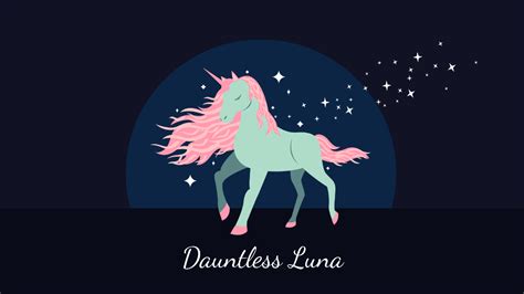 Free Moonlight Unicorn Wallpaper Template Edit Online And Download