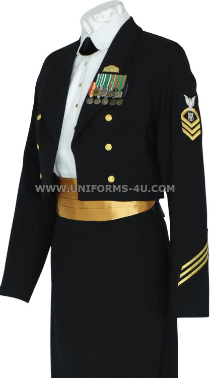 U.S. COAST GUARD FEMALE ENLISTED / CPO DINNERS DRESS BLUE JACKET UNIFORM