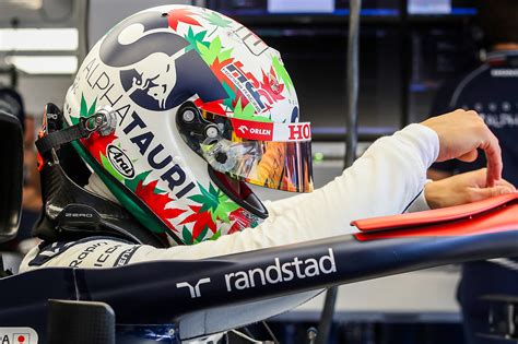 Yuki Tsunoda Unveils Special Italian Themed Helmet Design For 2023 F1