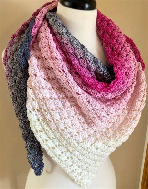 Lacy Shawl Free Crochet Pattern Weave Crochet