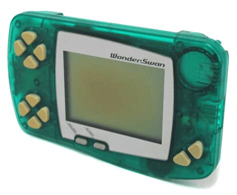 Bandai Wonderswan Skeleton Green Bandai Wonderswan