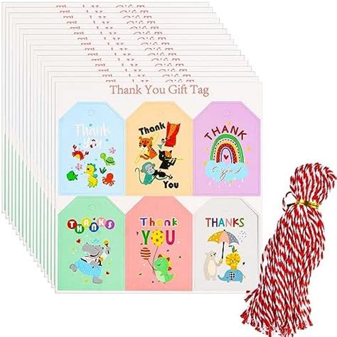 G2PLUS Thank You Gift Tags 50 PCS Thank You For All That You Do Tags