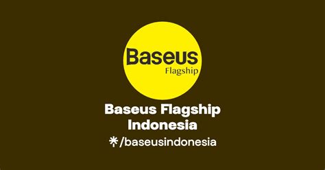 Baseus Flagship Indonesia Instagram Facebook TikTok Linktree