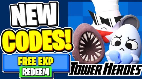 New All Working Codes For Tower Heroes In April 2024 Roblox Tower Heroes Codes Youtube