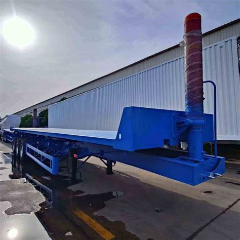 40 Feet Tri Axle Container Flatbed Trailer For Containers